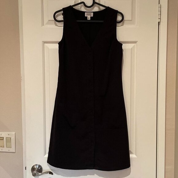 The Drop x Jacey Duprie Black Sleeveless V-Neck Dress - Picture 2 of 4